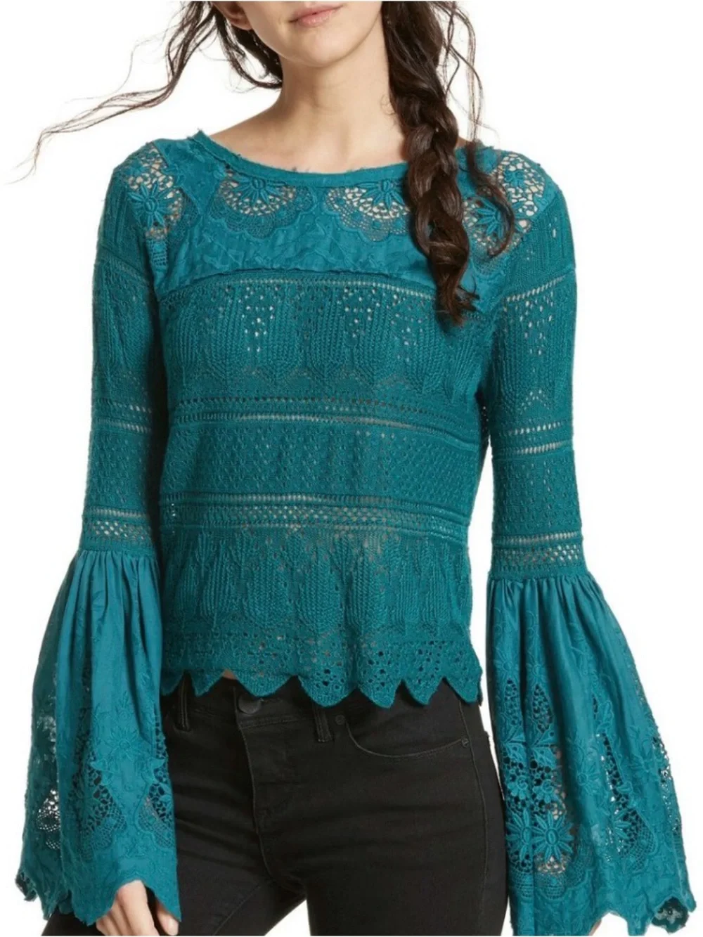Free People lightweight teal
